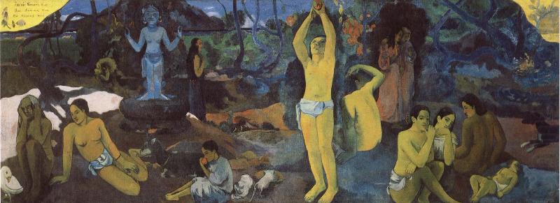 Paul Gauguin We come from who we are where we are china oil painting image